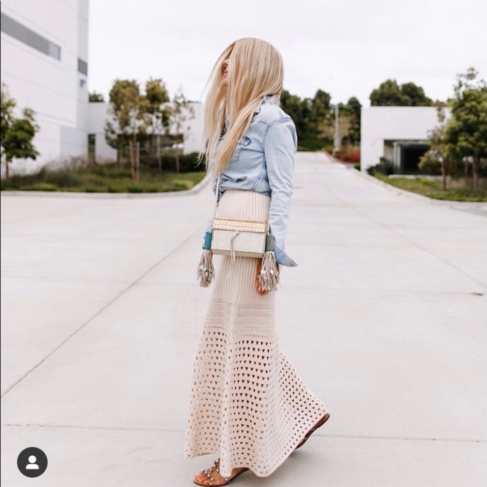 Free People maxi skirt